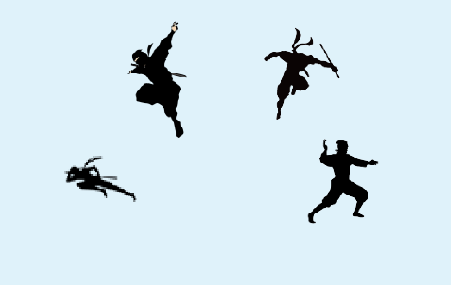 忍者歩きを覚えよう